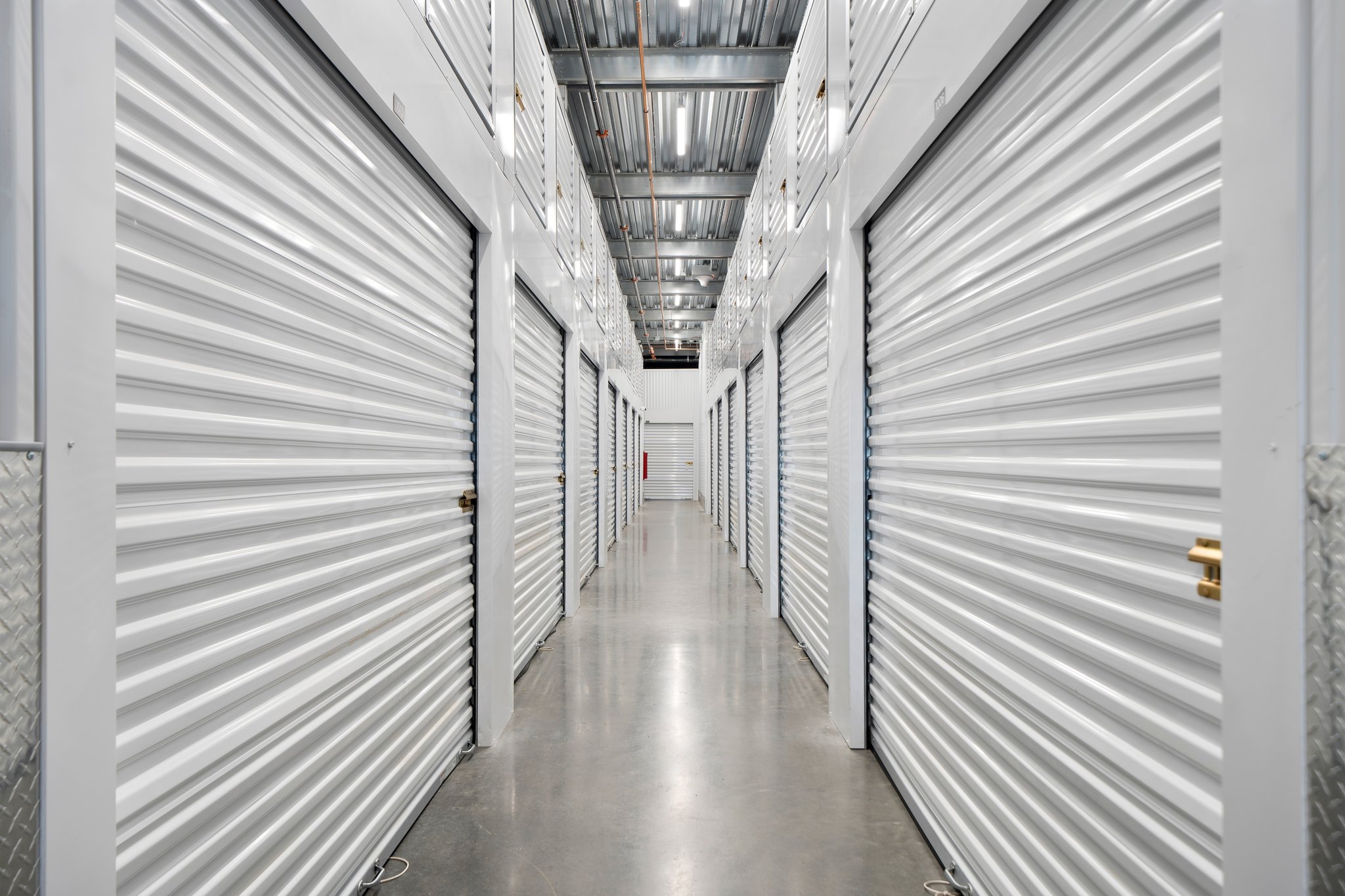 Palisade Randolph Storage hallway of storage units