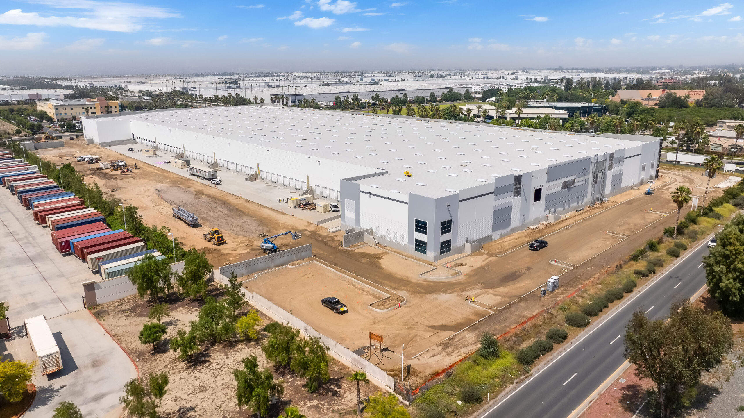 Palisade Redlands Logistics Center building under construction