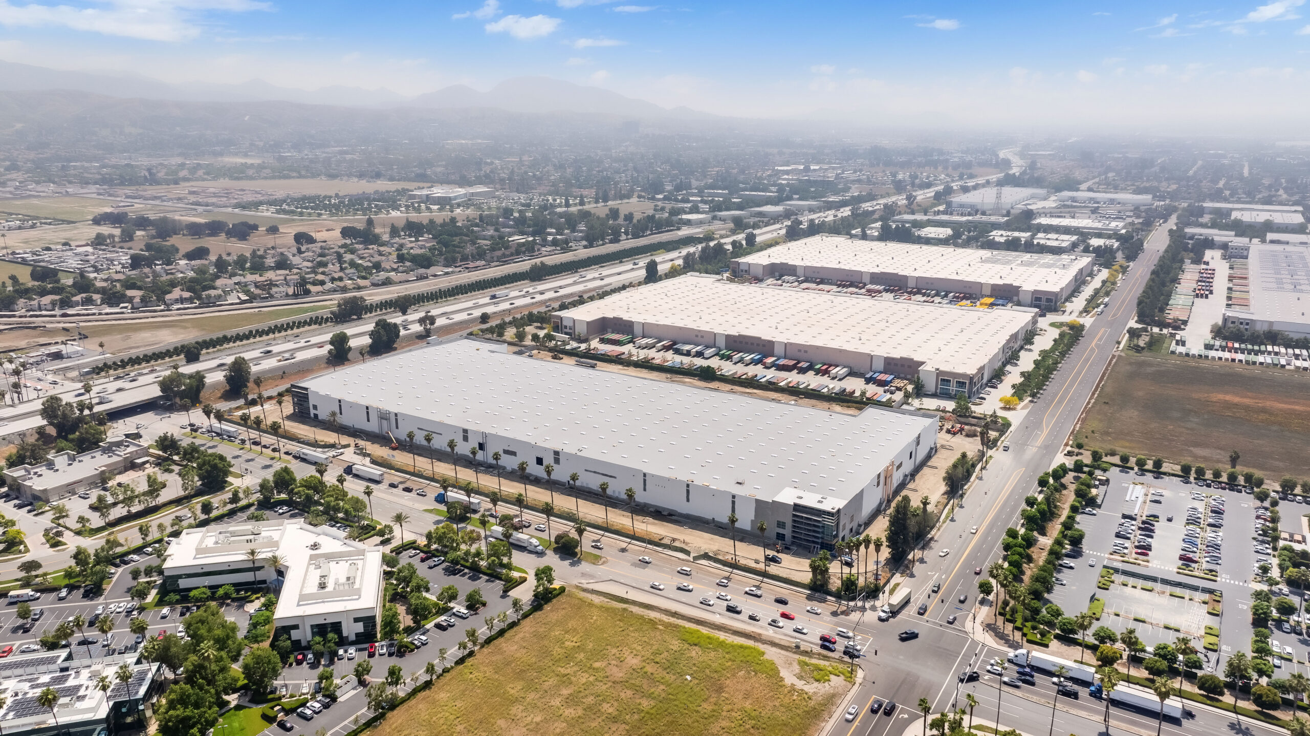 Palisade Redlands Logistics Center building under construction