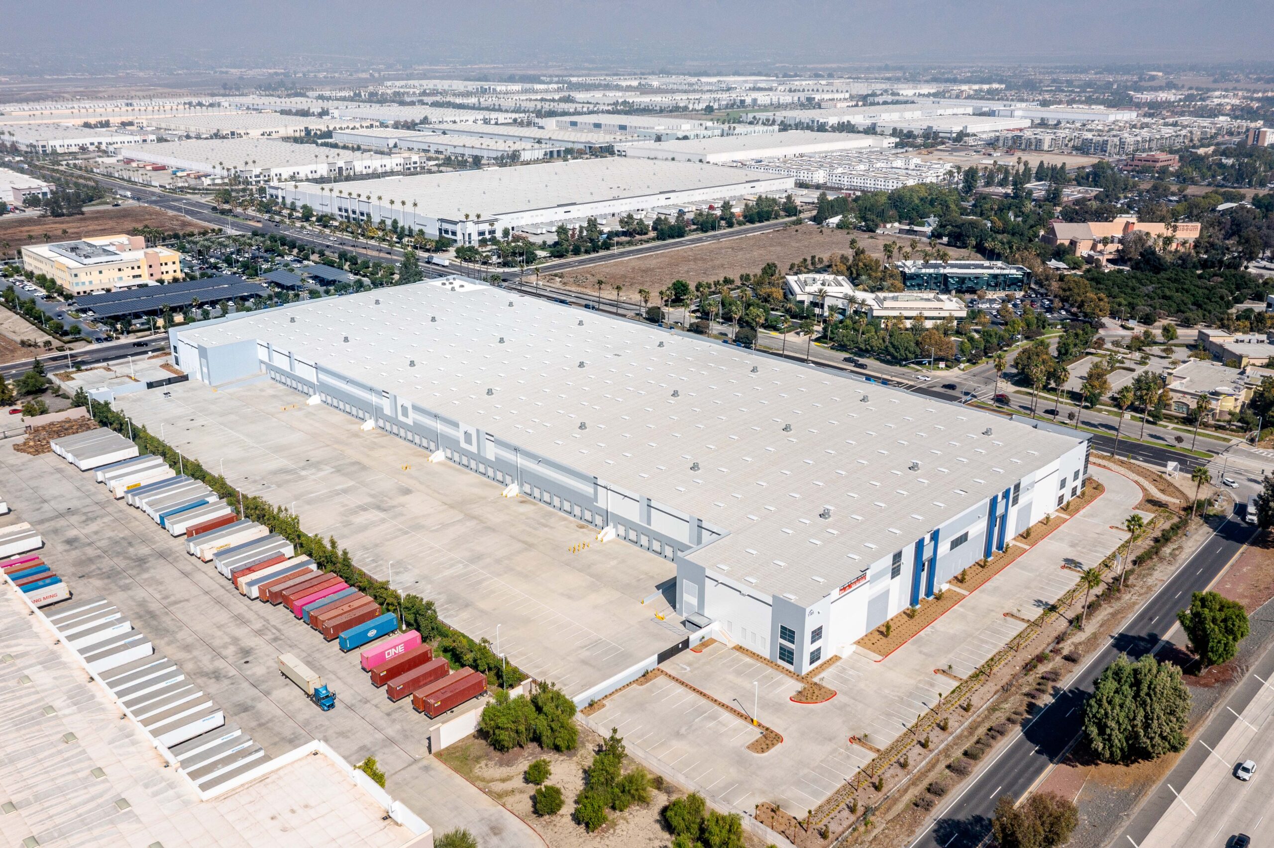 Aerial image of Palisade Redlands Logistics Center building