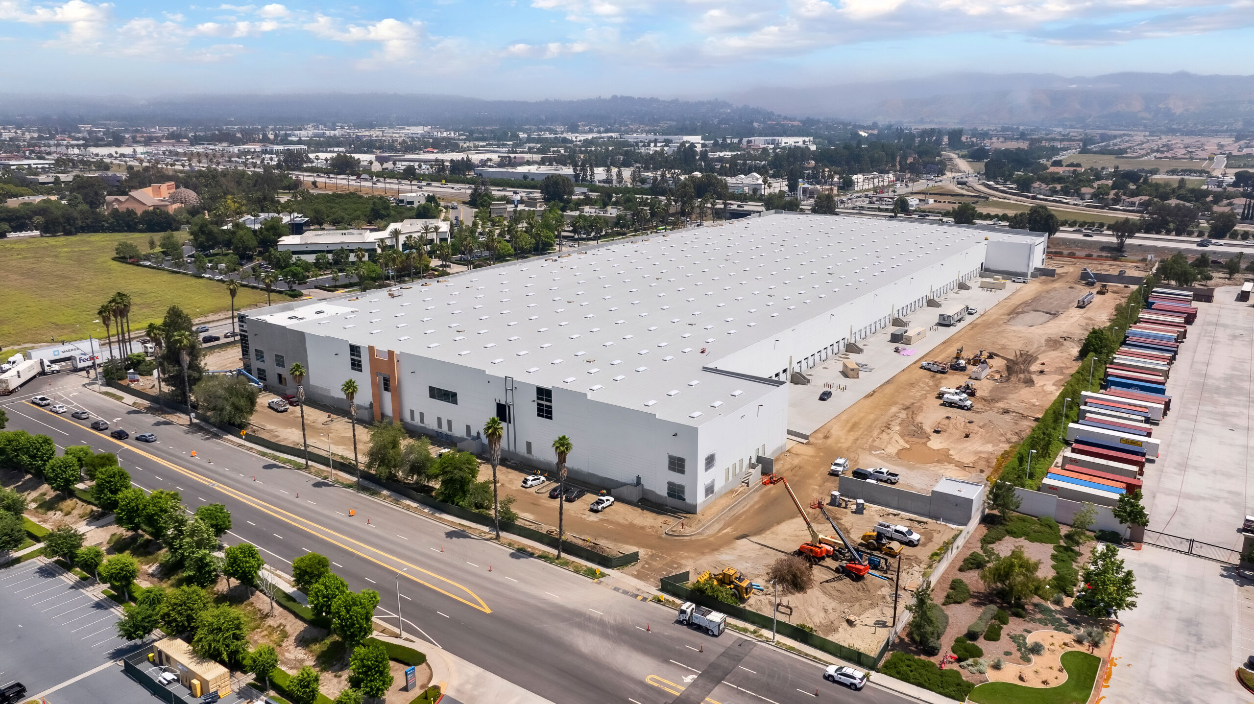 Palisade Redlands Logistics Center building under construction