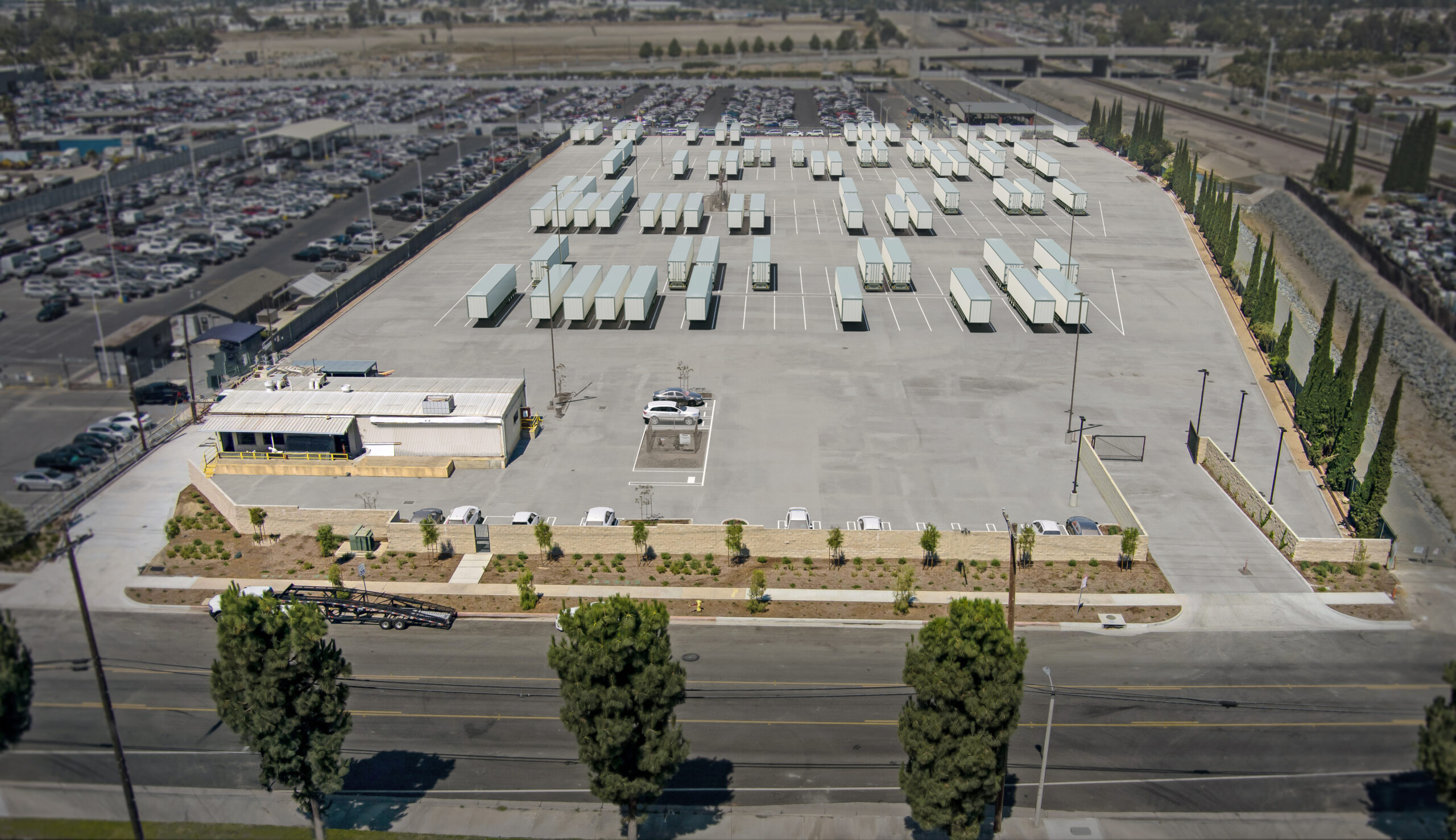 Aerial Rendering of Palisade Anaheim Logistics Center