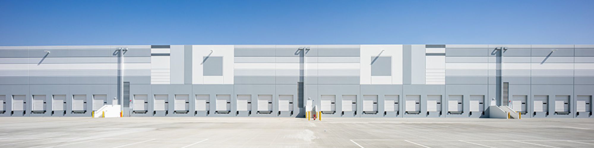View of the dock high doors of Palisade Redlands